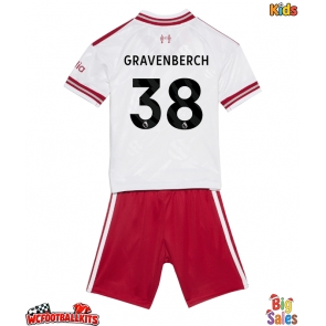 Liverpool Ryan Gravenberch #38 Replica Away Stadium Kit for Kids 2026-27 Short Sleeve (+ pants)